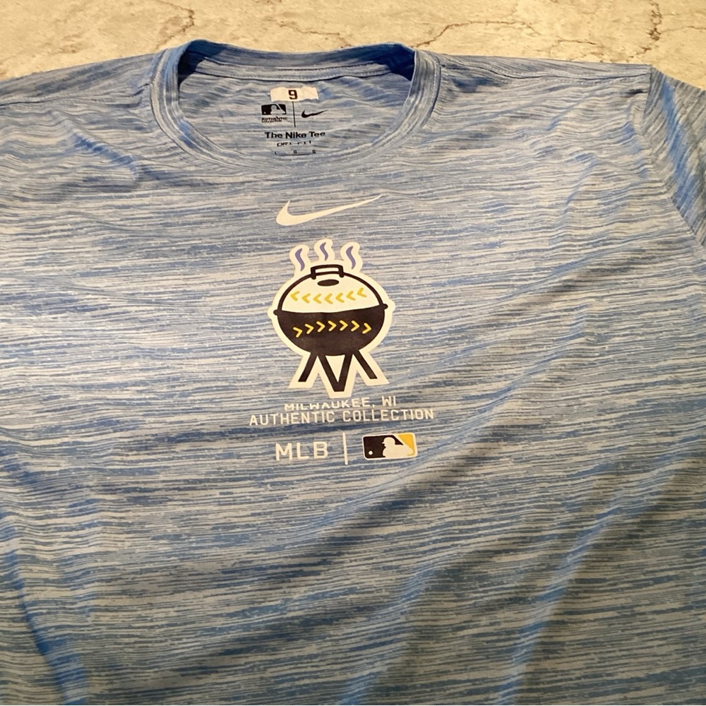 milwaukee brewers tee shirt // city connect